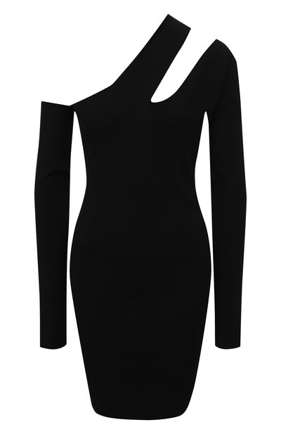 Женское платье из вискозы NANUSHKA, арт. SHANI_BLACK_FLUFFY KNIT