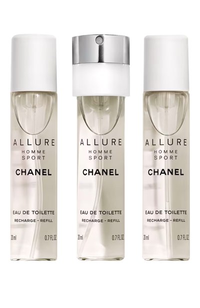 Мужской рефил туалетной воды allure homme sport (3x20ml) CHANEL, арт. 0123810