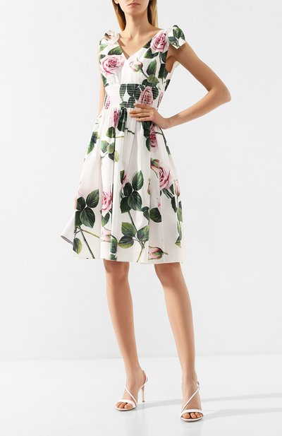 Хлопковое платье DOLCE & GABBANA, арт. F6I0AT/HS5FZ, фото 2