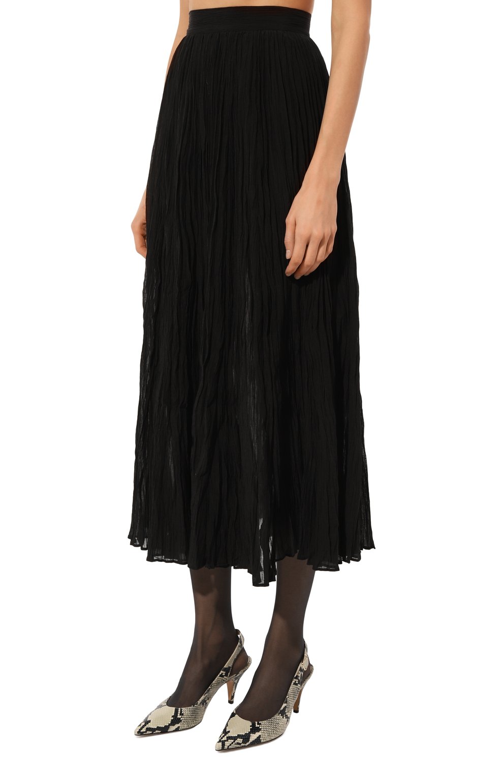 Хлопковая юбка TOTEME, арт. 243-WRB0197-FB0200, фото 3