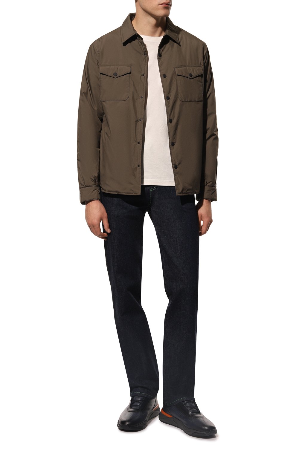 Кожаные кроссовки SANTONI, арт. MBIM21783SK0PDYEU53, фото 2