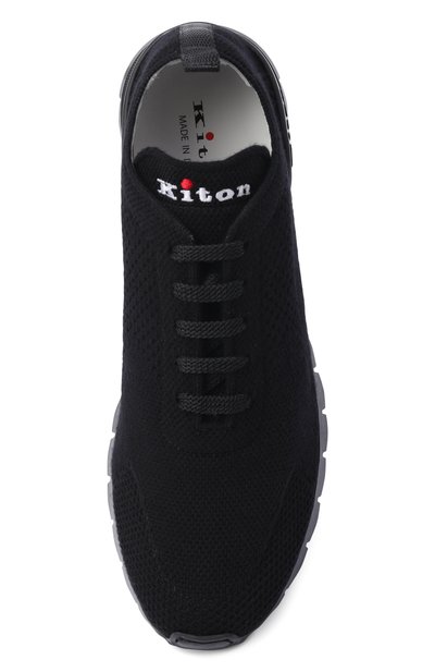 Текстильные кроссовки KITON, арт. USSFITBN00847, фото 5