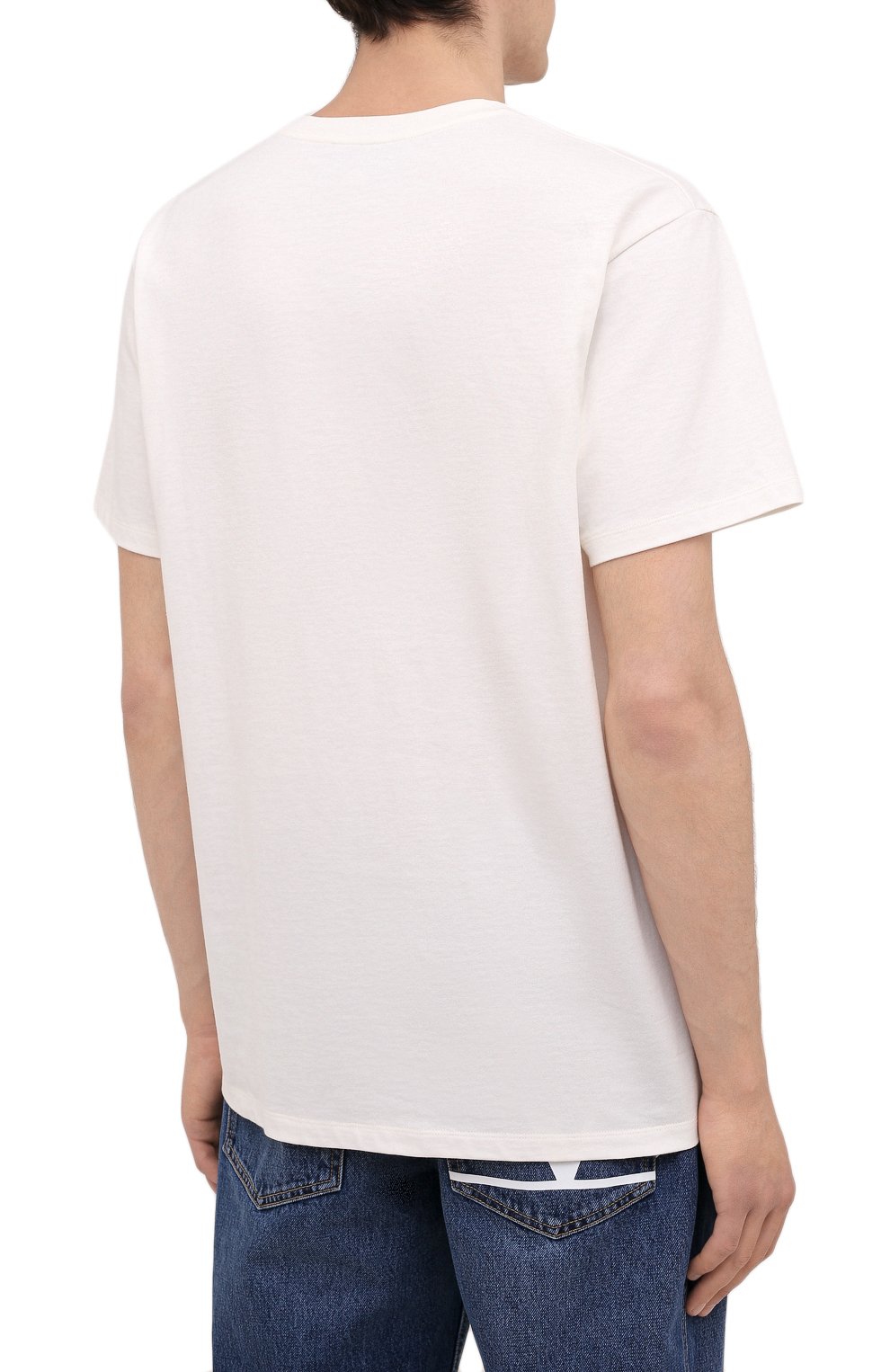 Хлопковая футболка iccug gucci x freya hartas GUCCI, арт. 548334/XJDJV, фото 4