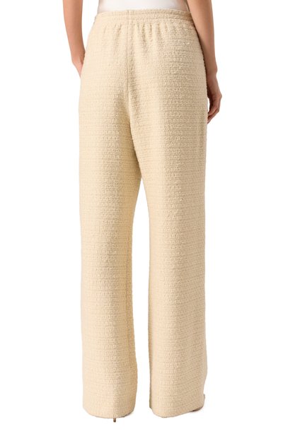 Брюки из шерсти и шелка MVST кремового цвета по цене 239000 руб., арт. TXBPAN-Y339/LC1629, фото 4 Брюки из шерсти и шелка MVST, арт. TXBPAN-Y339/LC1629, фото 4