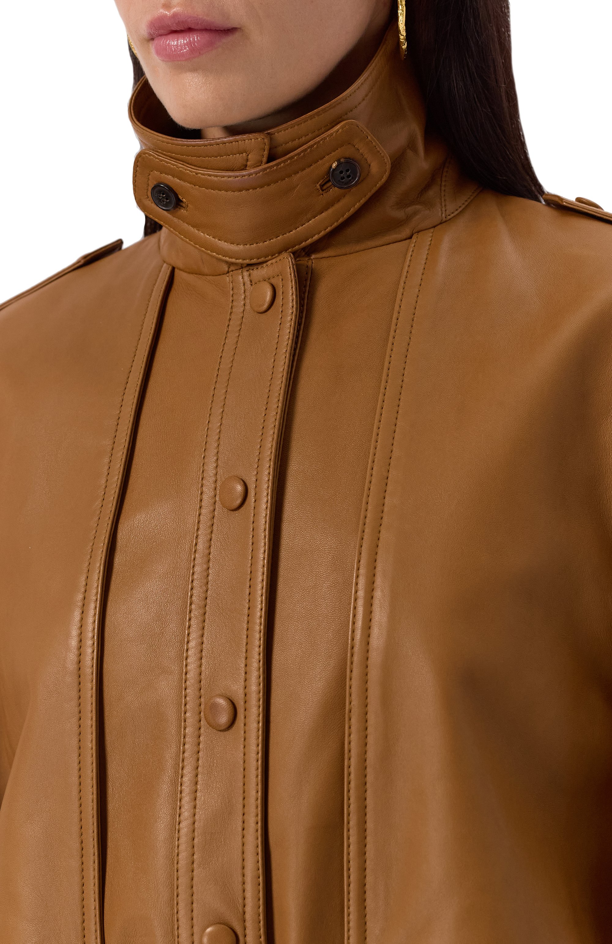 Кожаная куртка SAINT LAURENT, арт. 815261/Y50A2, фото 5