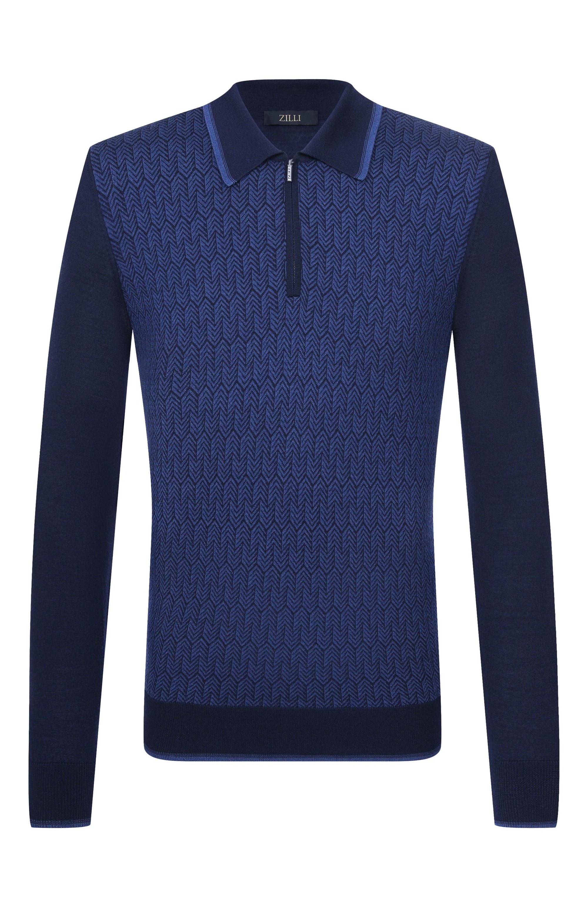 Поло из шерсти и шелка ZILLI, арт. KZP001M0230VHE001, фото 1