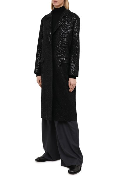 Пальто с пайетками SEVEN LAB, арт. CM20-K04/2black brilliant, фото 3