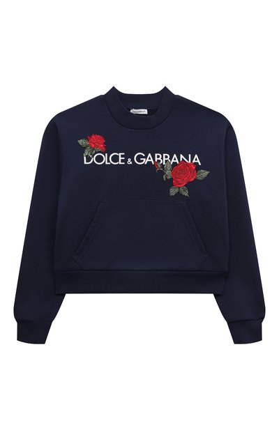 Хлопковый свитшот DOLCE & GABBANA, арт. L5JW9A/G7J7V/8-14