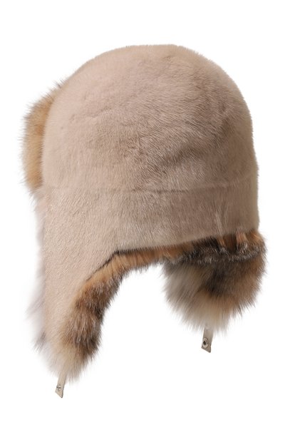 Шапка-ушанка из меха норки и рыси VICTORIA KUSENKOVA, арт. 329606052243, фото 2