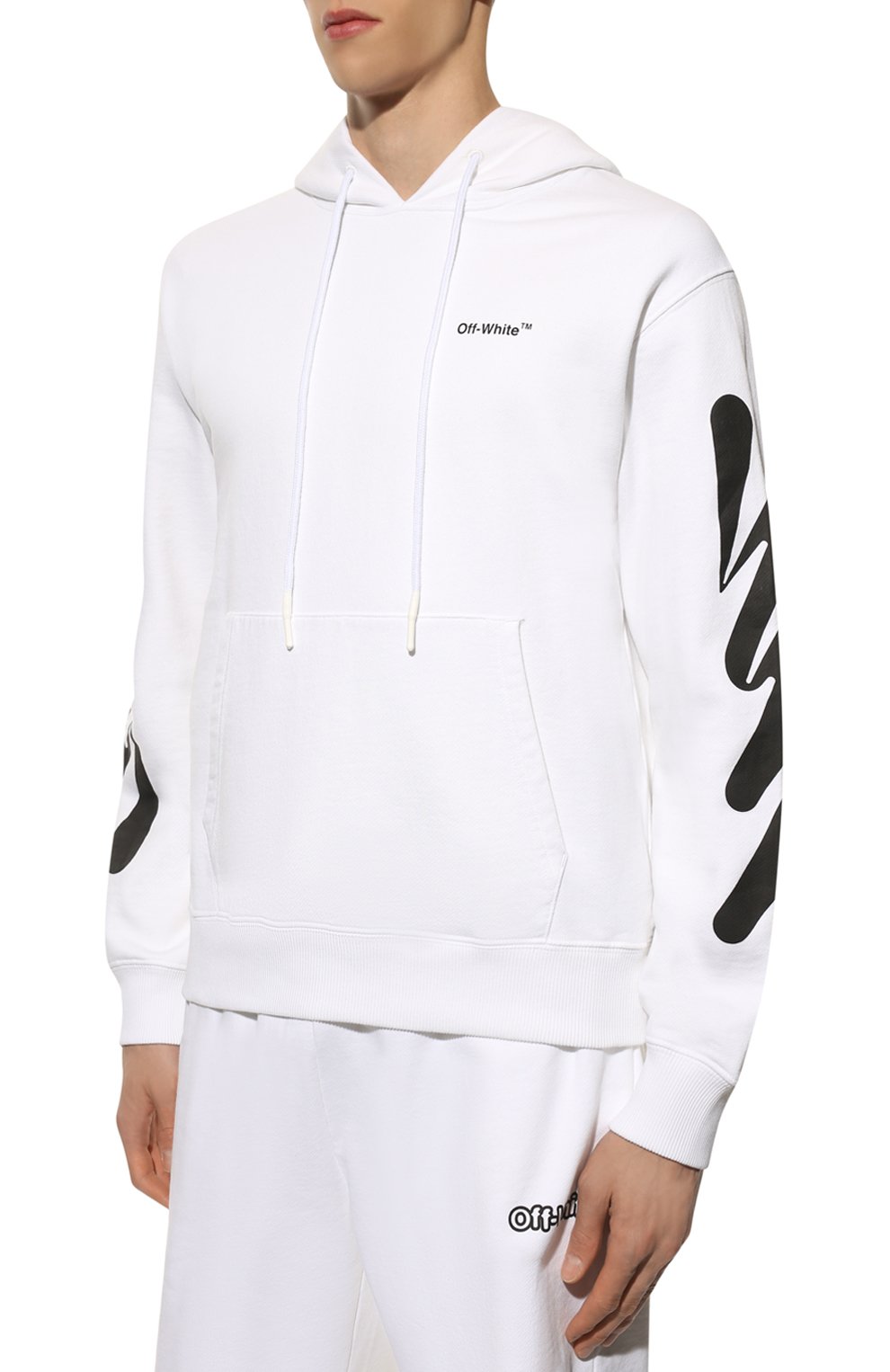 Хлопковое худи OFF-WHITE, арт. 0MBB097S22FLE009, фото 3