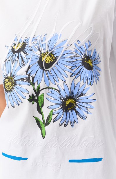 Хлопковая футболка MSGM, арт. 3841MDM133/257269, фото 5