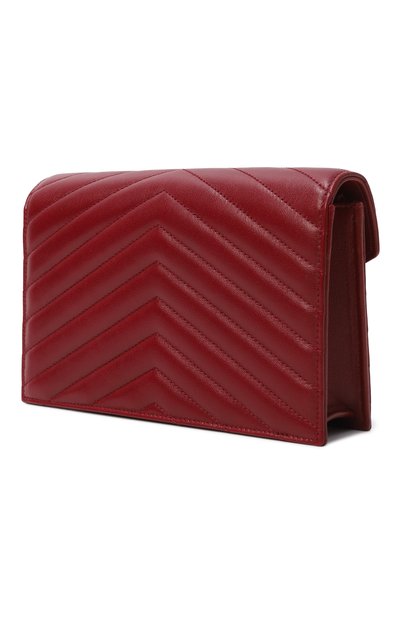 Сумка cassandre SAINT LAURENT красного цвета по цене 185000 руб., арт. 863762/AAEAX, фото 4 Сумка cassandre SAINT LAURENT, арт. 863762/AAEAX, фото 4
