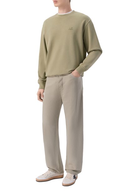 Брюки из хлопка и льна C.P. COMPANY, арт. 20CMPA305A/110626G, фото 2