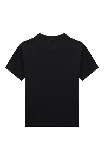 Хлопковая футболка C.P. COMPANY черного цвета по цене 8570 руб., арт. 13CKTS035C-006259W, фото 2 Хлопковая футболка C.P. COMPANY, арт. 13CKTS035C-006259W, фото 2