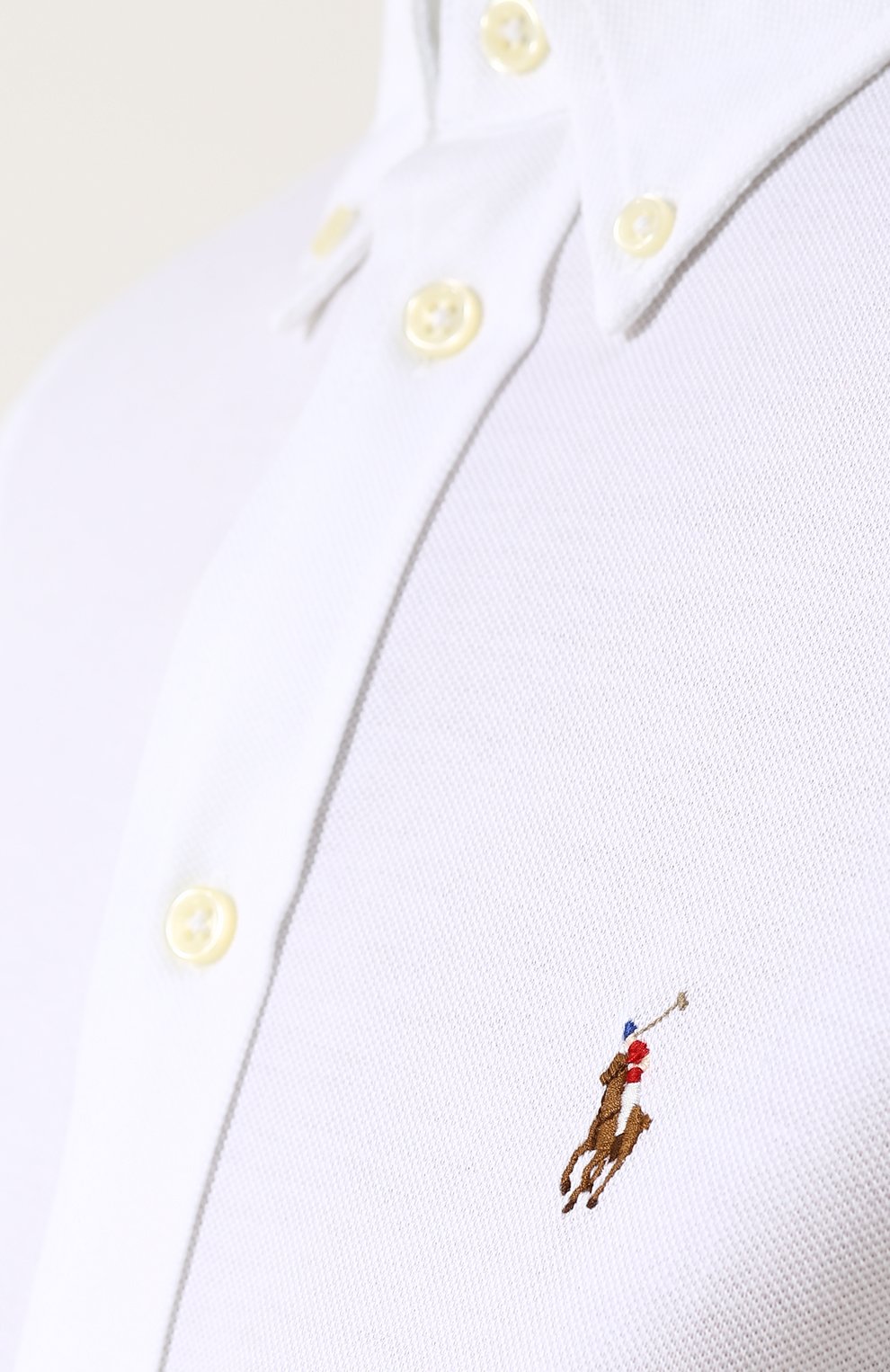 Хлопковое платье-рубашка с вышитым логотипом бренда POLO RALPH LAUREN, арт. 211659129, фото 5