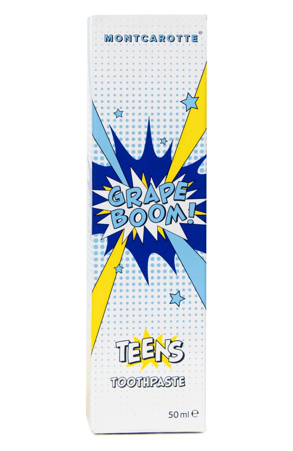 Зубная паста 7+ со вкусом виноградный взрыв (50ml) MONTCAROTTE бесцветного цвета по цене 1170 руб., арт. МСТ902, фото 2 Зубная паста 7+ со вкусом виноградный взрыв (50ml) MONTCAROTTE, арт. МСТ902, фото 2
