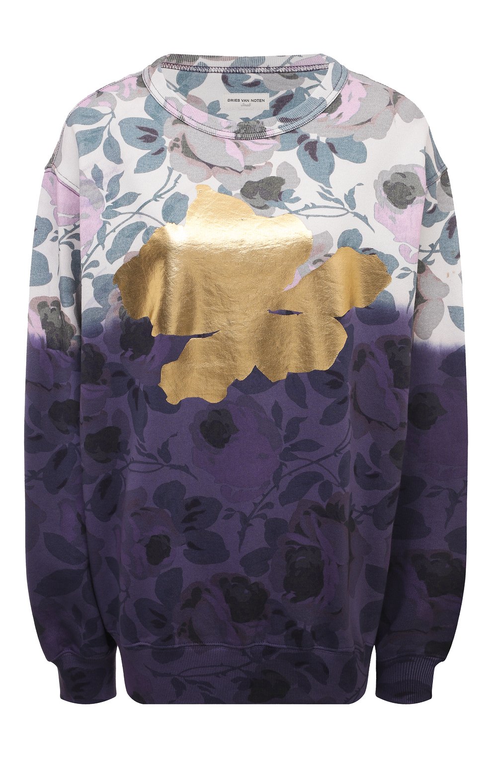 Хлопковый свитшот DRIES VAN NOTEN, арт. 232-011127-7643, фото 1