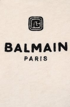 Женский топ BALMAIN черно-белого цвета, арт. BF1KD035/JG54 | Фото 5 (Рукава: Длинные; Материал внешний: Синтетический материал, Вискоза; Длина (для топов): Стандартные; Материал сплава: Проста�влено; Драгоценные камни: Проставлено; Стили: Кэжуэл)