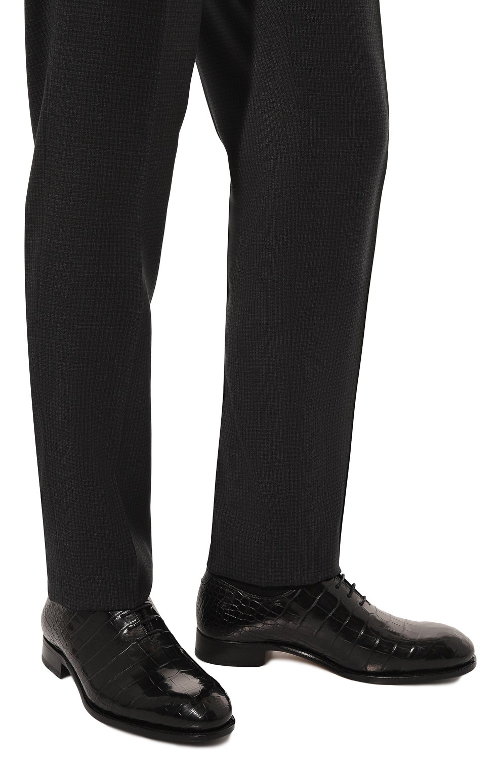 Оксфорды из кожи аллигатора BRIONI, арт. QEDT0L/P6756, фото 3