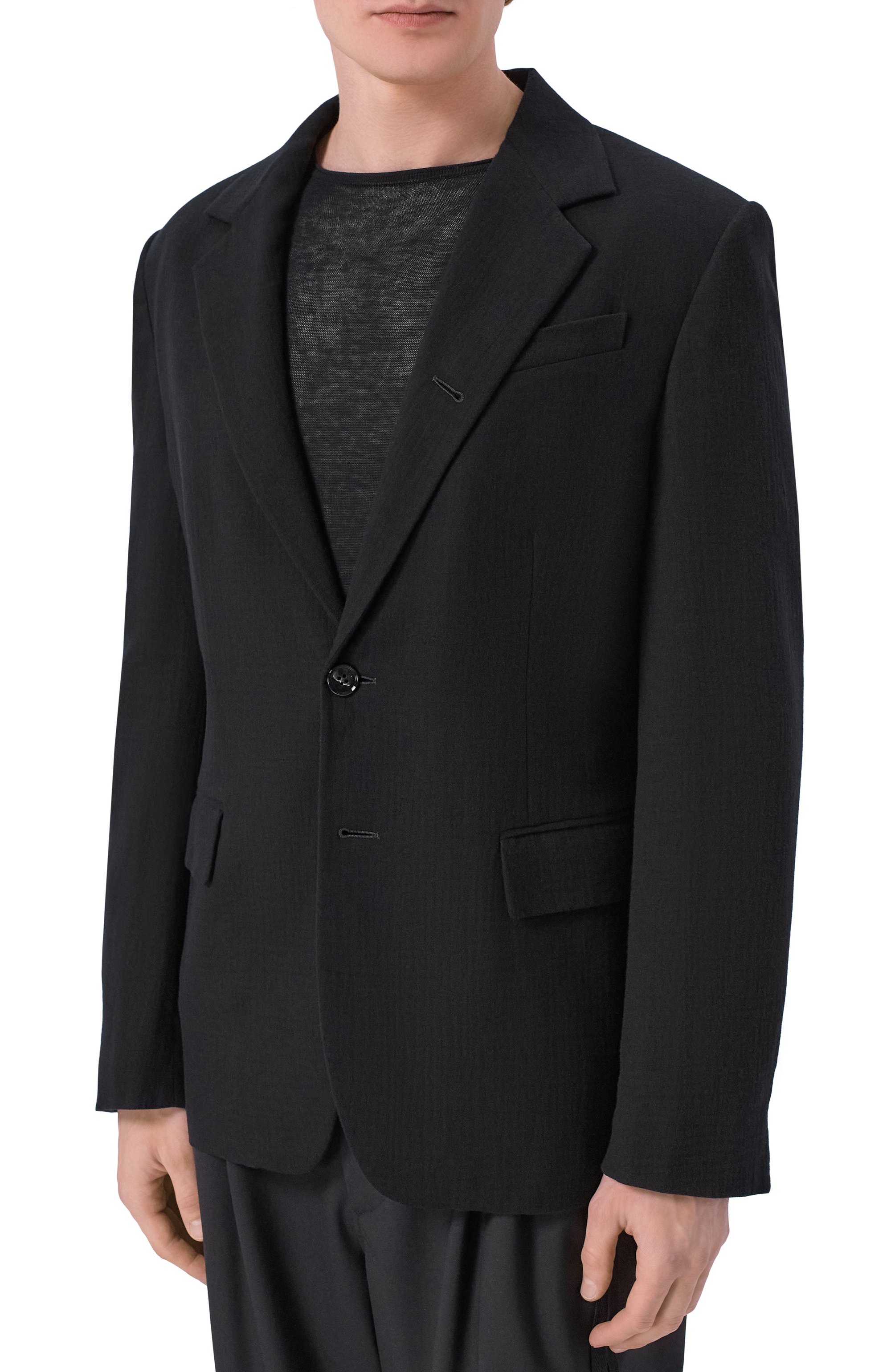 Хлопковый пиджак ANN DEMEULEMEESTER, арт. B0013730/FA718, фото 3