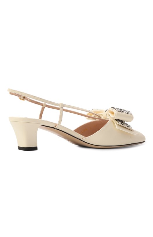 Кожаные туфли Bowow 45 Valentino 6W2S0LB6/MLW Кремовый  6W2S0LB6/MLW Фото 5