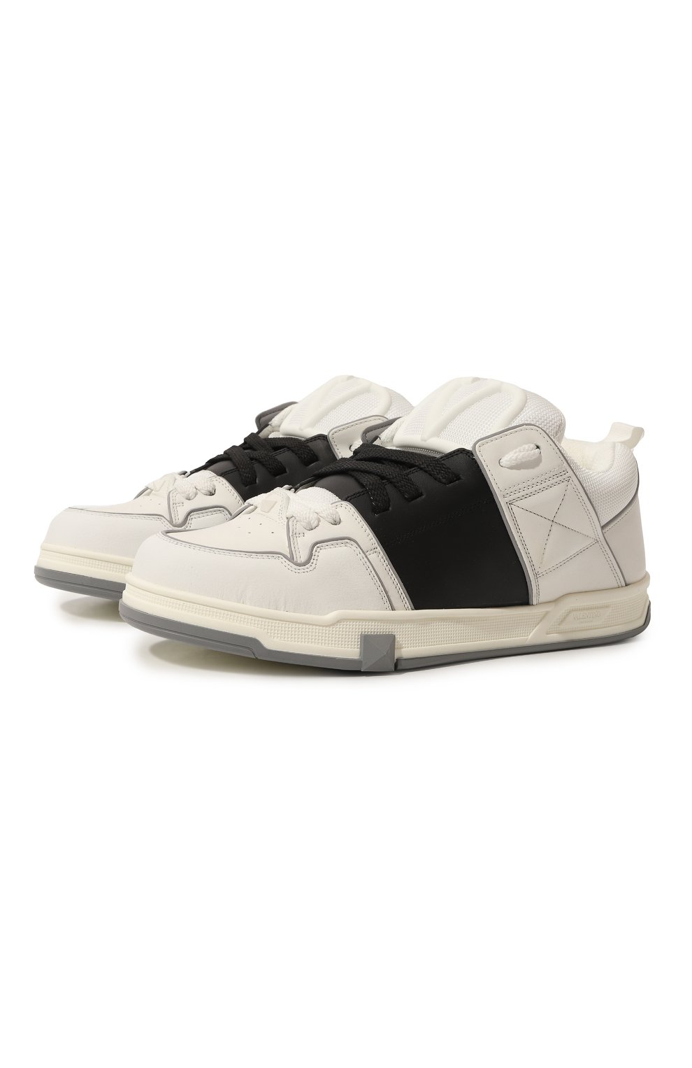 靴 Offen scallop pattern / BEIGE Мужские белые кожаные кеды open skate VALENTINO купить в