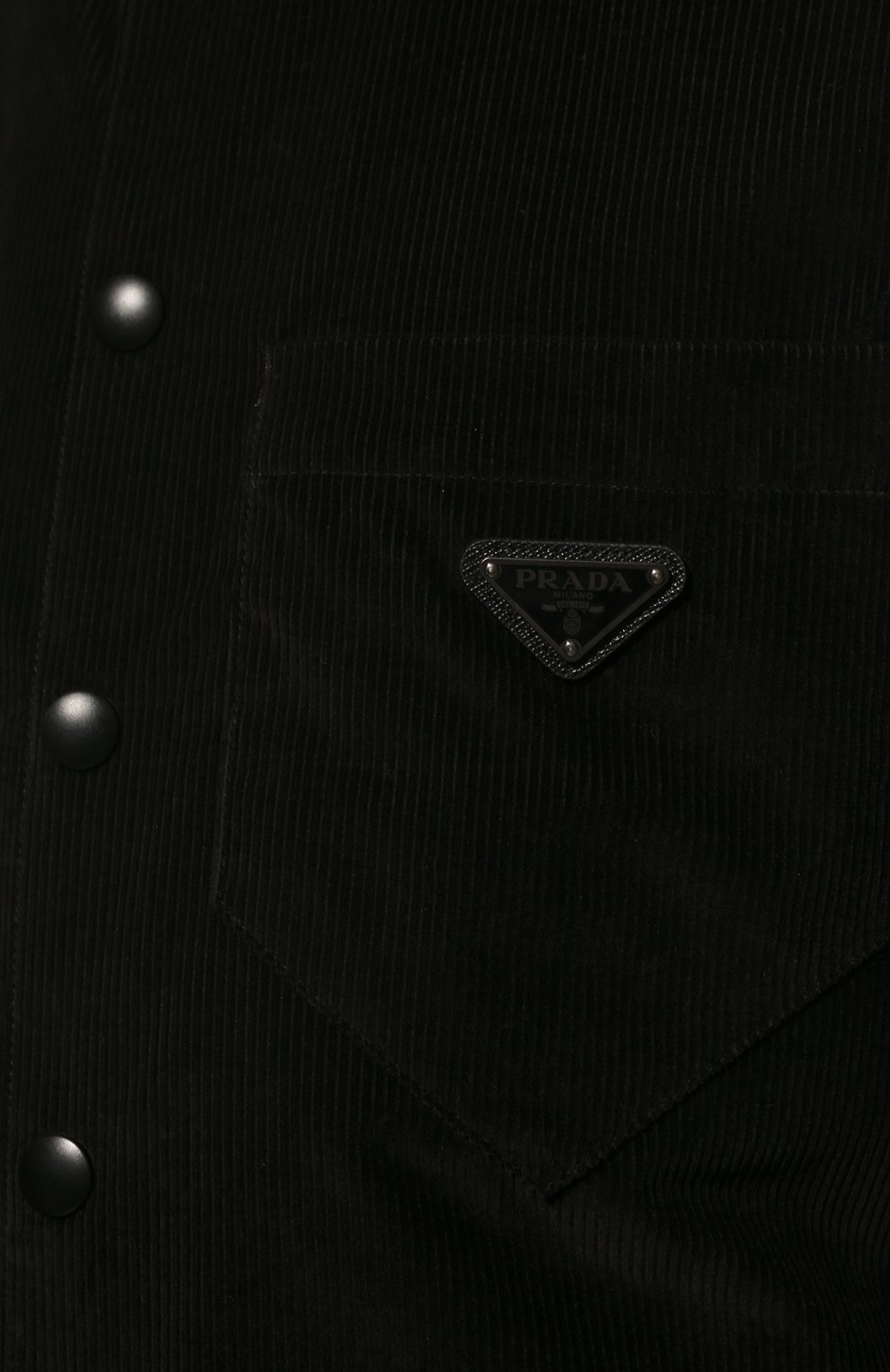 Вельветовая рубашка PRADA, арт. SC554M-1Z19-F0002-212, фото 5