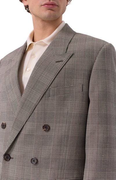 Шерстяной пиджак SAINT LAURENT, арт. 816394/Y2L41, фото 5