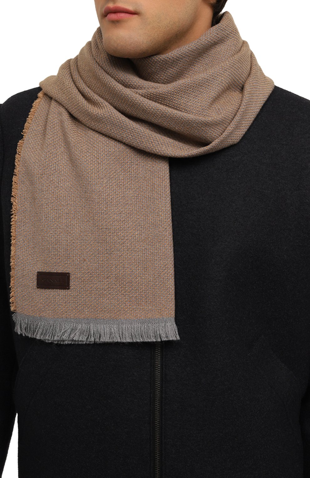 Шарф из кашемира и шерсти CANALI, арт. 06/TF00286, фото 2