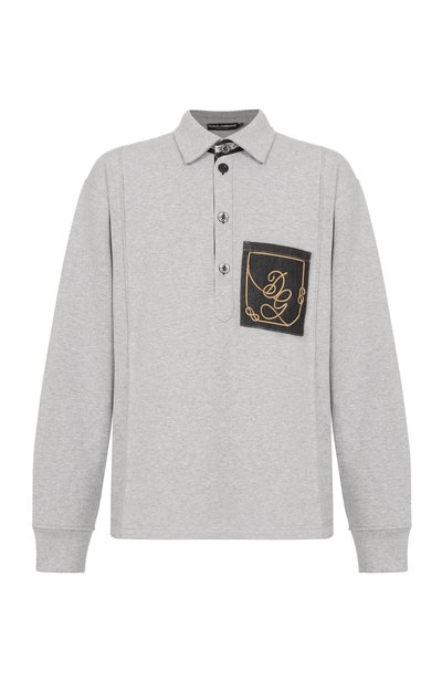 Мужское хлопковое поло DOLCE & GABBANA, арт. G9CEIZ/HU7W4