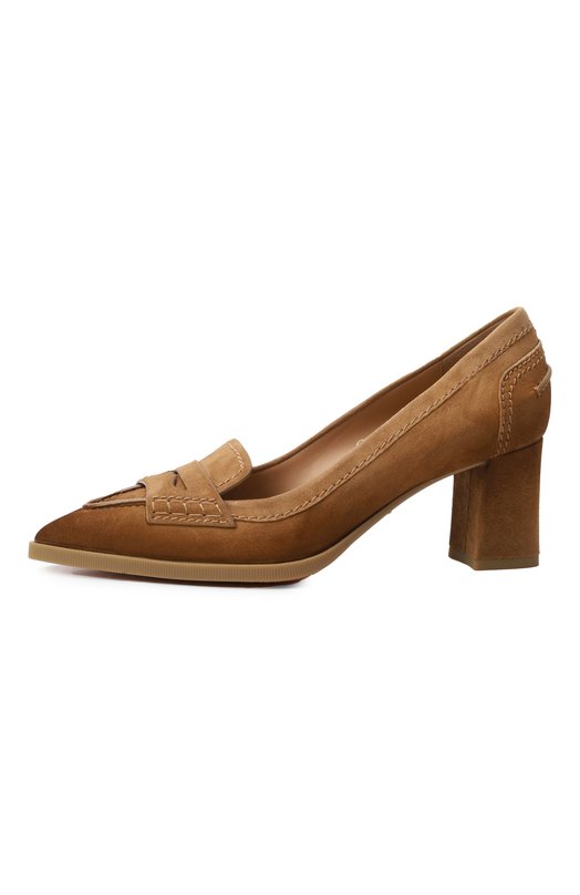 Замшевые туфли Santoni WDEG71386PC4NAEA Коричневый  WDEG71386PC4NAEA Фото 4