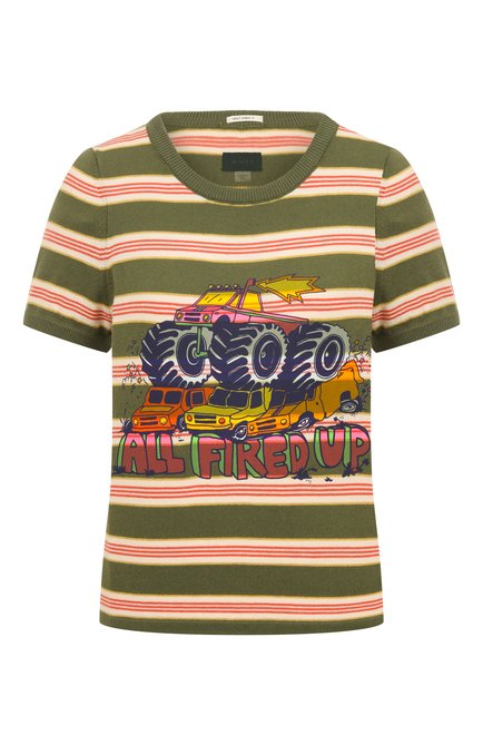 Женская хлопковый пуловер MOTHER, арт. 81976-1840/THE ITTY BITTY SC00P