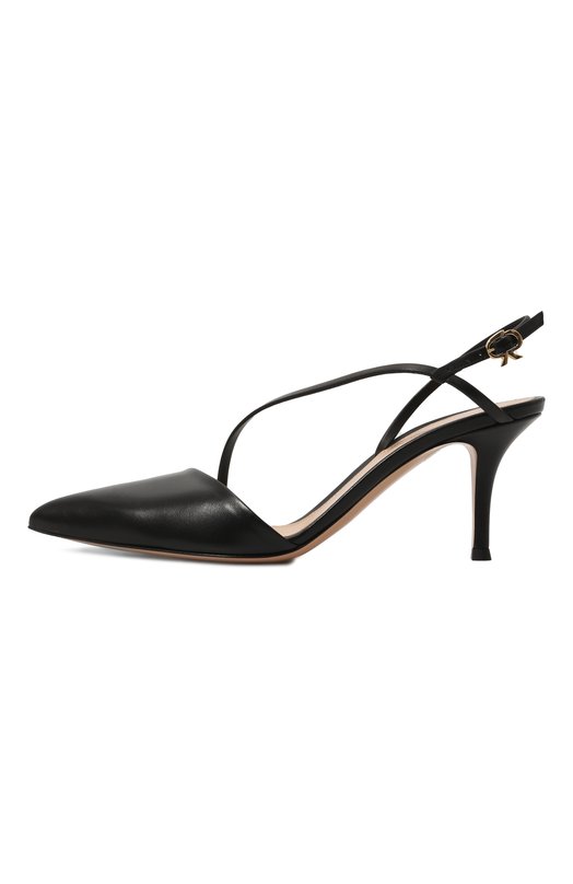 Кожаные туфли Gianvito Rossi G95423.70RIC.NAPNER0 Чёрный  G95423.70RIC.NAPNER0 Фото 4