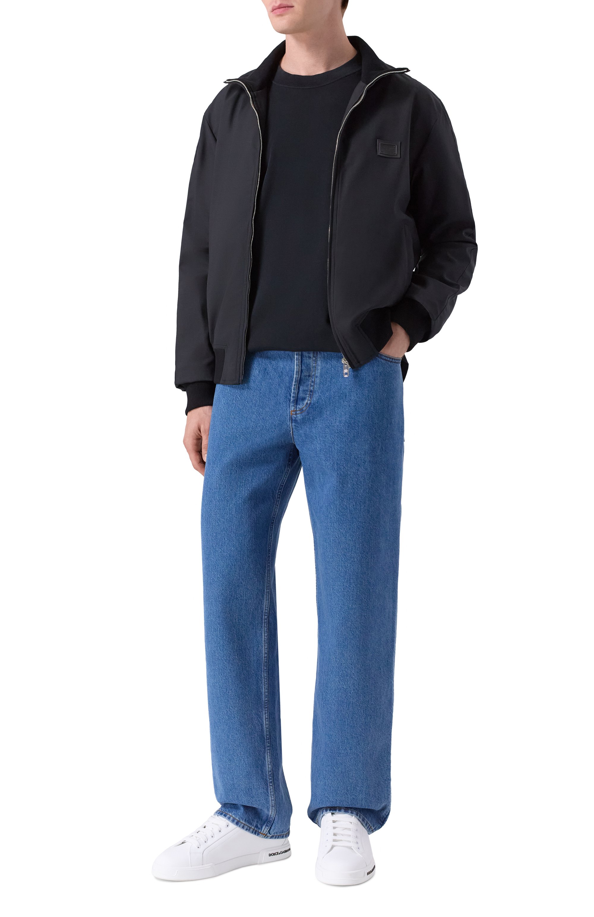 Хлопковый лонгслив DOLCE & GABBANA, арт. G8SY0T/G7PK5, фото 2