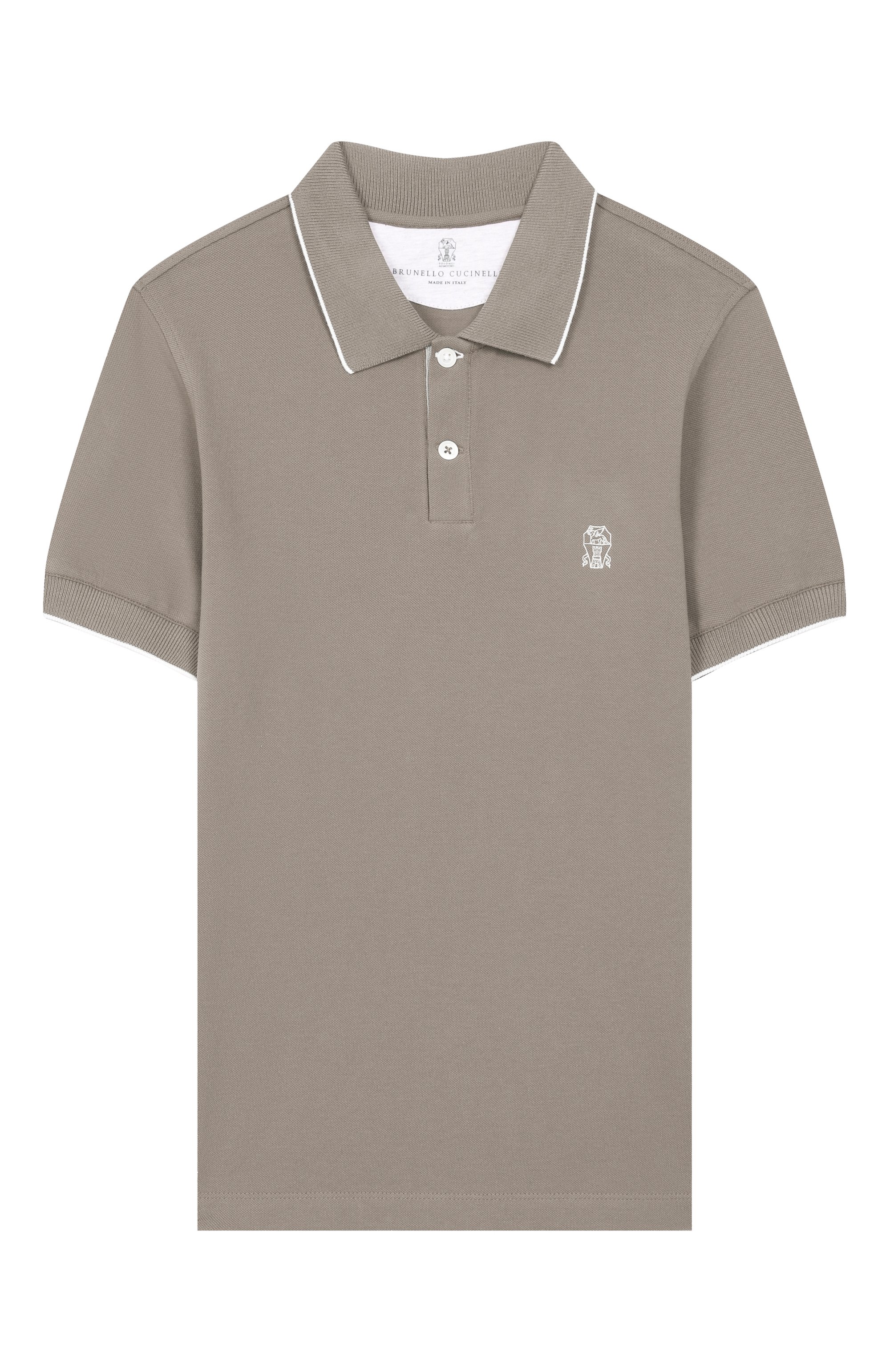 Хлопковое поло BRUNELLO CUCINELLI, арт. BE854T315C, фото 1