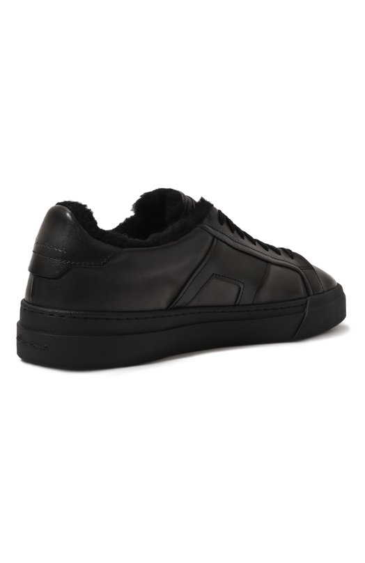 Кожаные кеды Gloria Santoni MBGT21779NE0PSS5G62 Серый  MBGT21779NE0PSS5G62 Фото 5