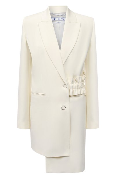 Женский жакет из вискозы и шерсти OFF-WHITE, арт. 0WEF057F20FAB0036110
