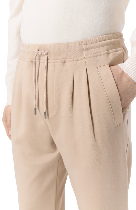 Хлопковые брюки MVST 16M737/TS00 Бежевый  16M737/TS00 Фото 5