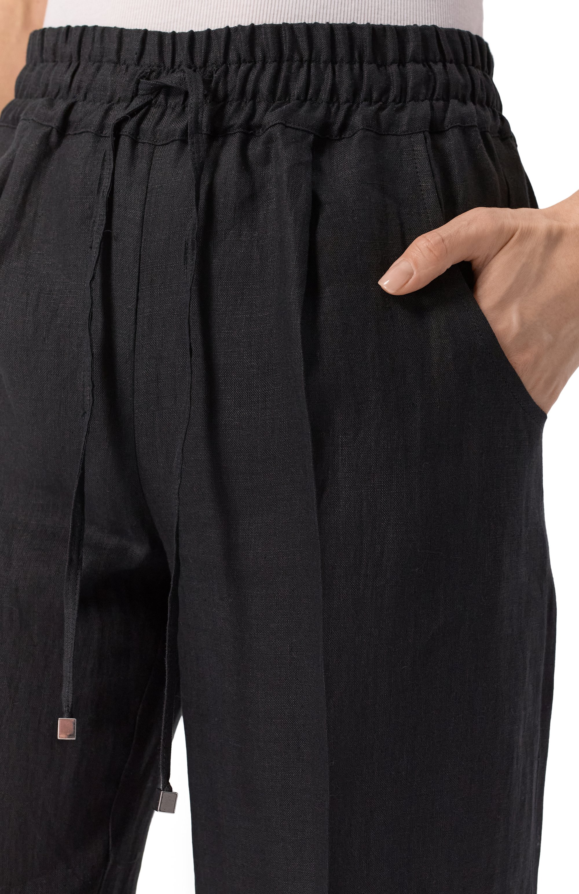 Льняные брюки KITON, арт. D48122H0800412, фото 5