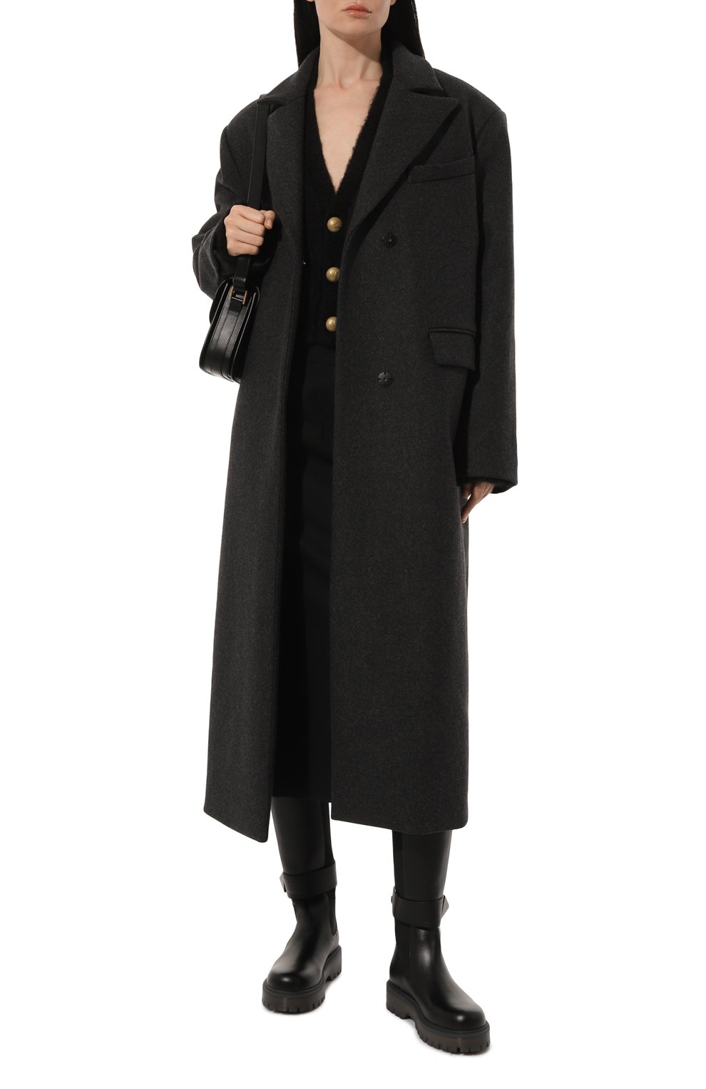 Кожаные сапоги one stud VALENTINO, арт. 3W2S0HH2IJW, фото 2