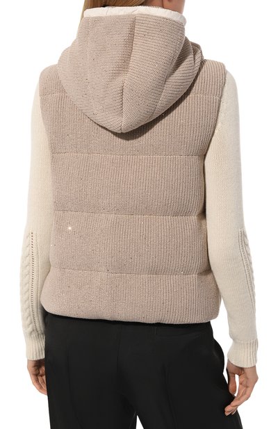 Пуховый жилет BRUNELLO CUCINELLI, арт. M0DVT2142, фото 4