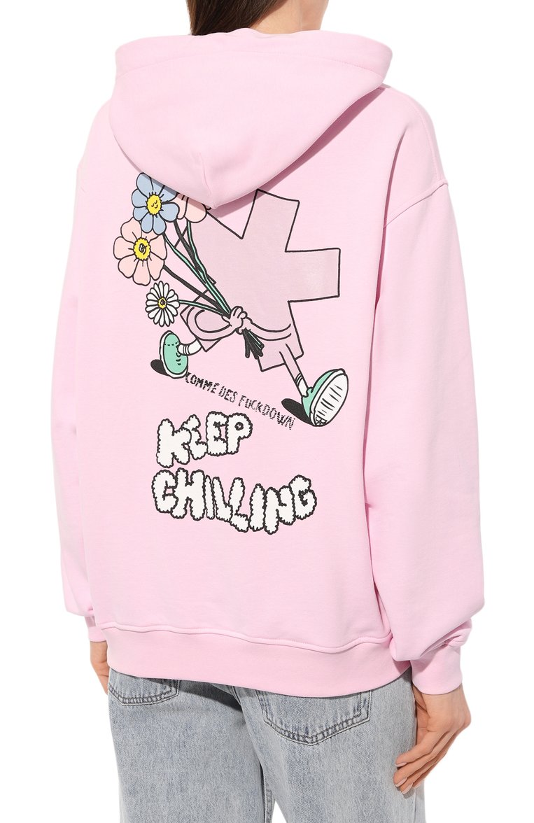 Хлопковое худи COMME DES FUCKDOWN, арт. CDFD2301, фото 4