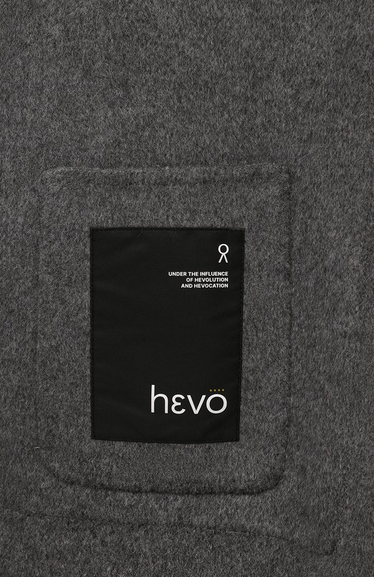 Шерстяное пальто Hevo M0N0P0LI D 0/G700 Серый  M0N0P0LI D 0/G700 Фото 6