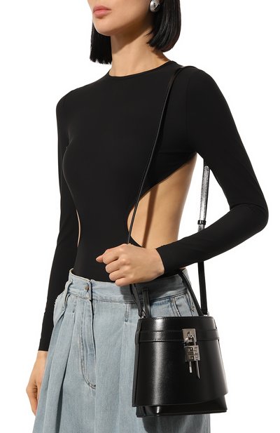 Сумка shark lock GIVENCHY черного цвета по цене 210500 руб., арт. BB50WGB00D, фото 2 Сумка shark lock GIVENCHY, арт. BB50WGB00D, фото 2