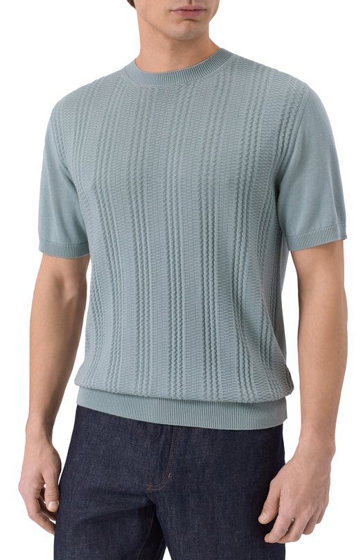 Джемпер Canali C1176/MK02463 Голубой  C1176/MK02463 Фото 3