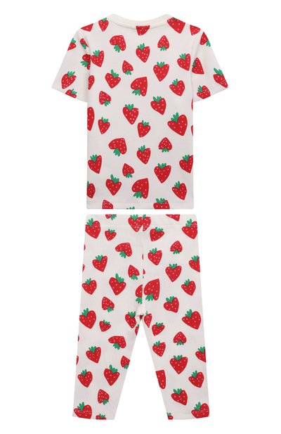 Комплект из футболки и брюк STELLA MCCARTNEY белого цвета по цене 10750 руб., арт. 8Q3HH0, фото 2 Комплект из футболки и брюк STELLA MCCARTNEY, арт. 8Q3HH0, фото 2