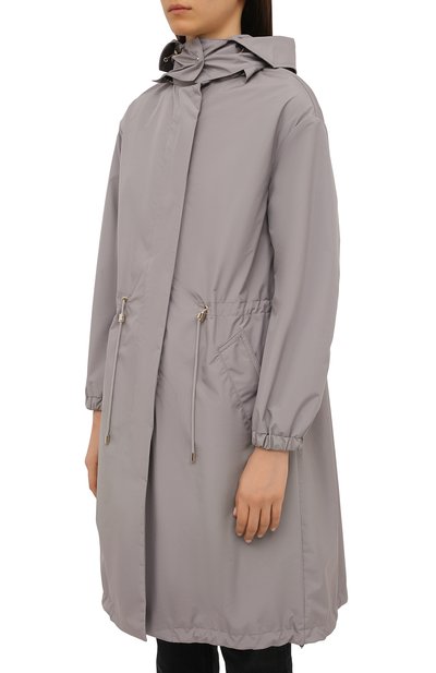 Парка MOORER серого цвета по цене 136500 руб., арт. AITANA-STP/M0DPA100001-TEPA023, фото 3 Парка MOORER, арт. AITANA-STP/M0DPA100001-TEPA023, фото 3