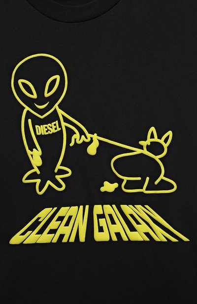 Хлопковая футболка DIESEL, арт. J00842-0HAYU, фото 3