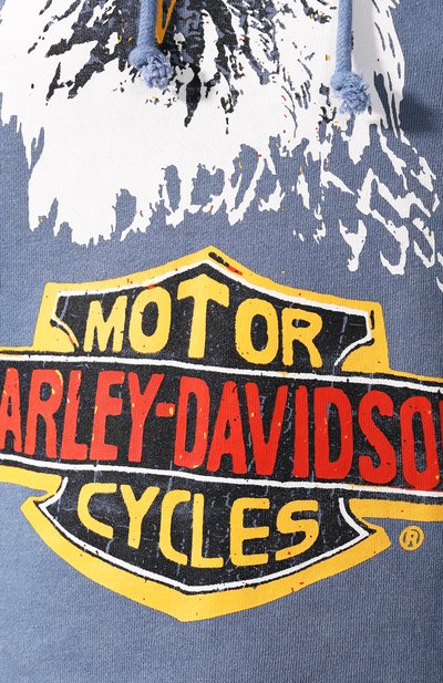 Хлопковое худи garage HARLEY-DAVIDSON, арт. 96099-20VW, фото 5