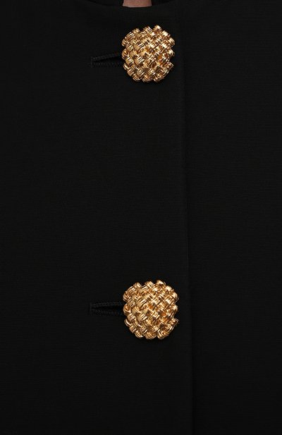 Жакет из шелка и шерсти GUCCI черного цвета по цене 199500 руб., арт. 663828/ZAD88, фото 5 Жакет из шелка и шерсти GUCCI, арт. 663828/ZAD88, фото 5